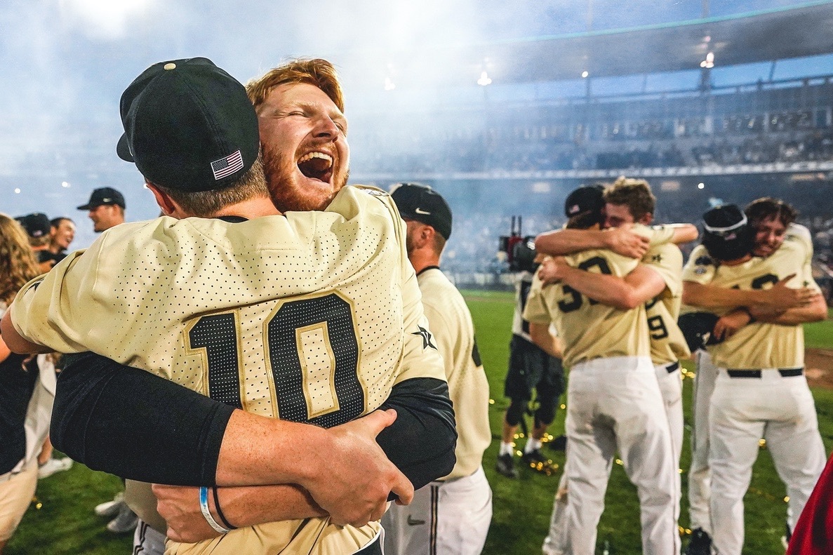 Baseball Team Celebrating