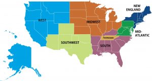 regional map