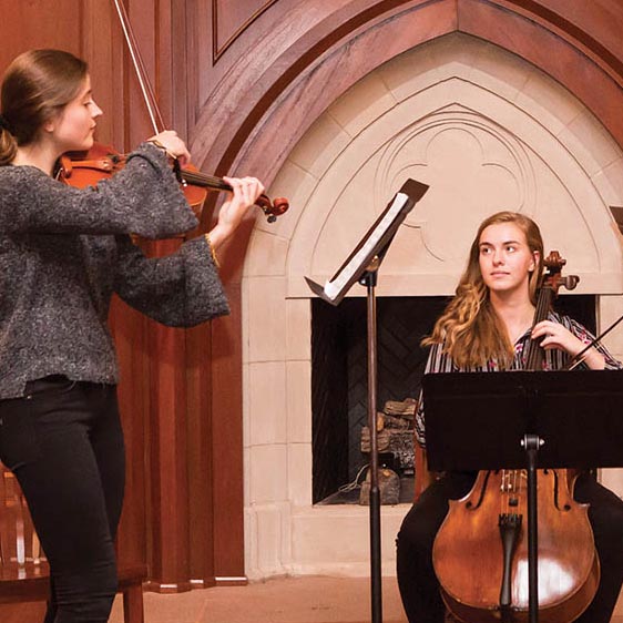 Students perform in the Residential Colleges
